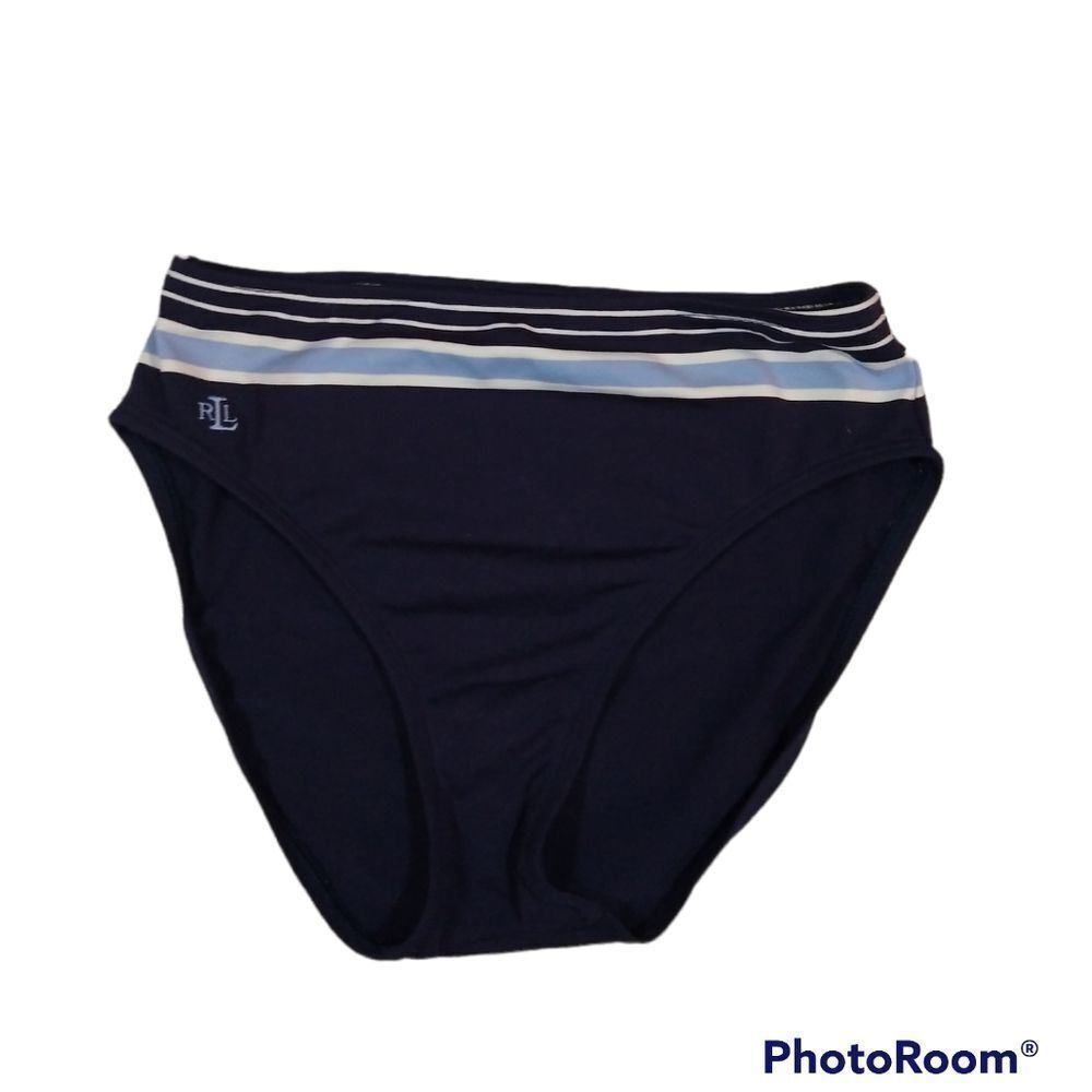 RL high waist bikini swim bottom